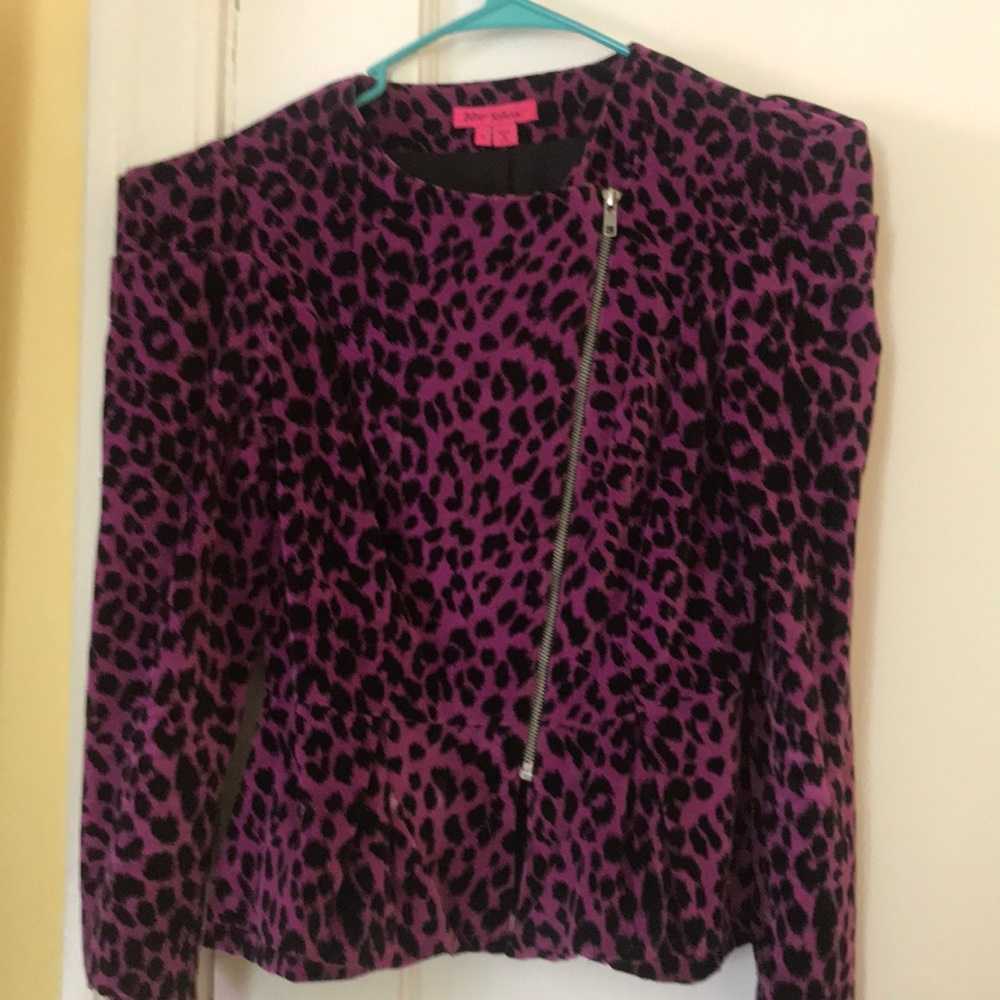 Betsy Johnson Limited edition Leopard jacket